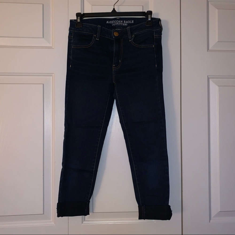 American Eagle cropped jeggings size 4